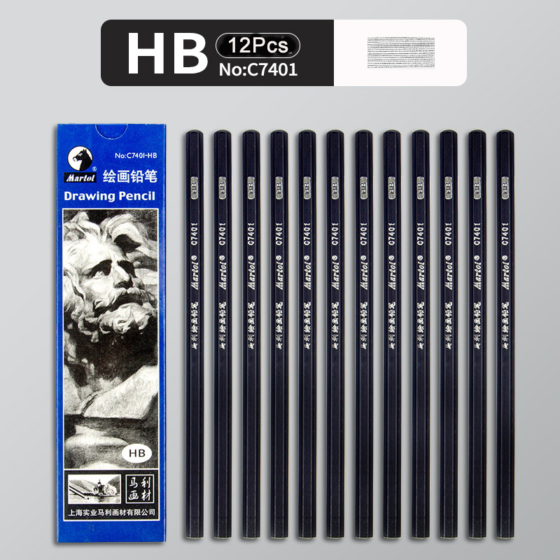 12Pcs 2H HB B 2B 3B 4B 5B 6B 7B 8B 12B 14B Sketch Drawing Graphite Shading Charcoal Pencils Set Sketching for Artists Beginners: green