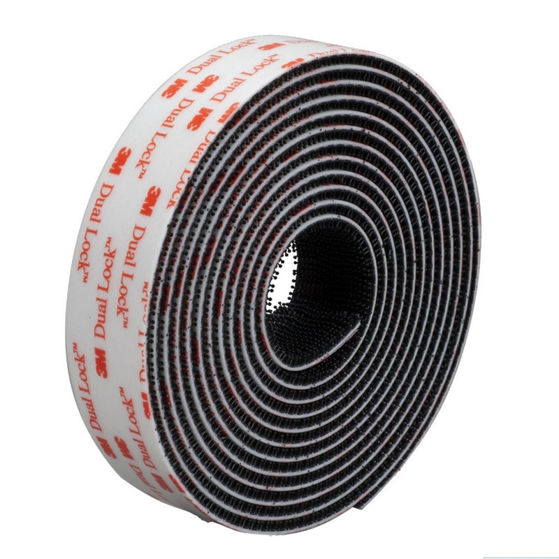 3M Velcros Adhesive Fastener Type 400/25.4mm Width Dual Lock SJ3551 Black VHB Mushroom Transparent Fastener Tape 5meter