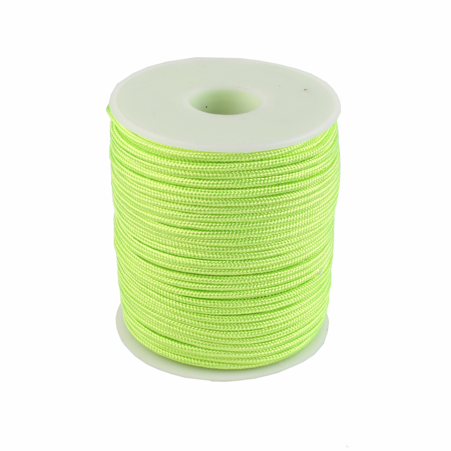 GEGEDA 2mm Paracord One Strand Core Paracord For Survival Parachute Cord Lanyard Camping: Brown