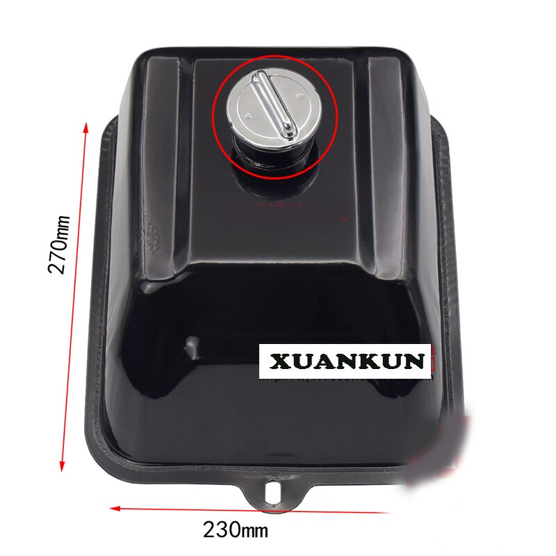 XUANKUN ATV Tanker 150 Four-Wheeled Motorized Iron Tank / Iron Oil Pot