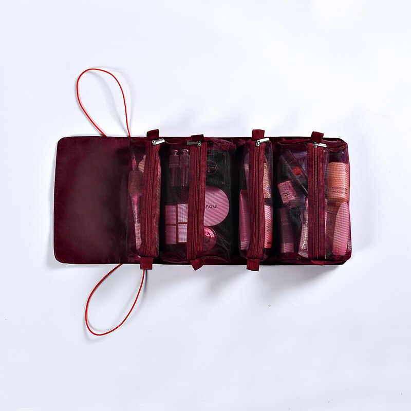 Multifunctionele cosmetische opbergtas grote verpakkingskubussen waterdichte nylon bagage organizer toilettas reisaccessoires