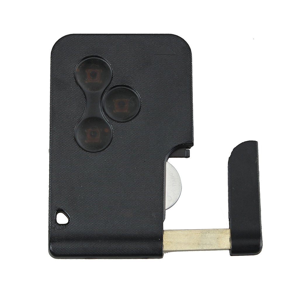 3 Button with Insert Small key blade Smart Card for Renault Megane Scenic