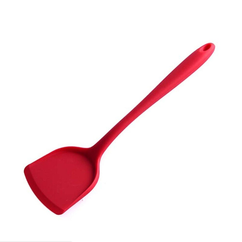 Food Grade Silicone Baking Tools Shovel Kitchen Spatula Cake Buttercream Mixer Scraper Long Handle Spoon Pala