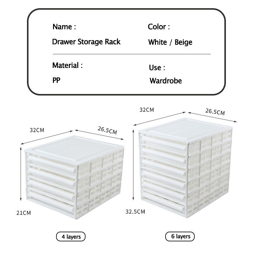 Closet Organizer Drawer Clothes Organizer Rack Shelf Storage Holder Rack for Pants Skirt Partition Wardrobe Clothes Organizer