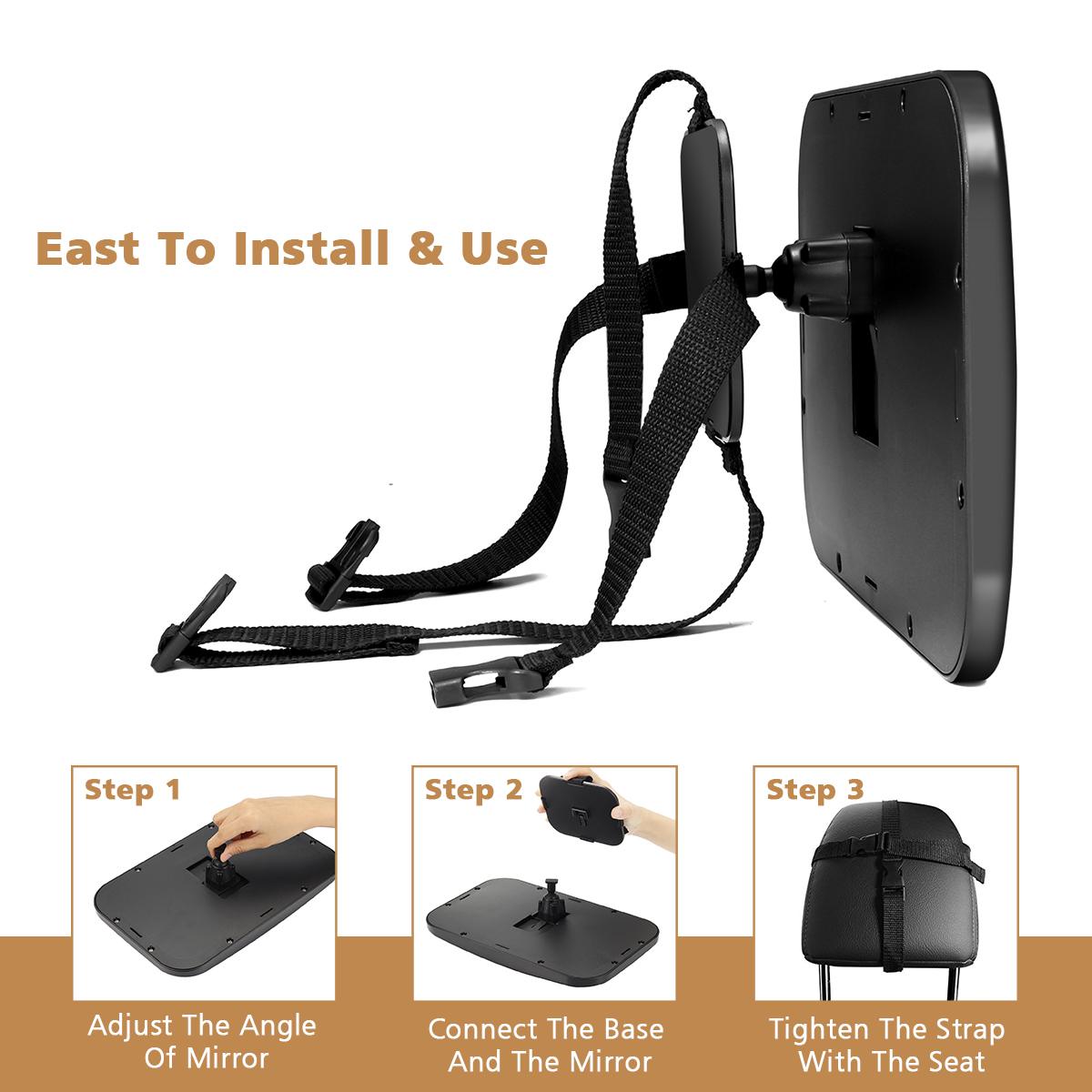 Justerbart brede bil baksete speil baby/barne sete auto sikkerhetsspeil Observere hodestøtte bil interiør styling