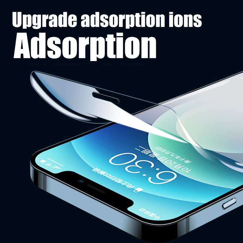 4PCS Full Cover Hydrogel Film On The For iPhone 13 12 11 Pro Max For iPhone X XS XR XS MAX 11 12 13 Pro Screen Protector