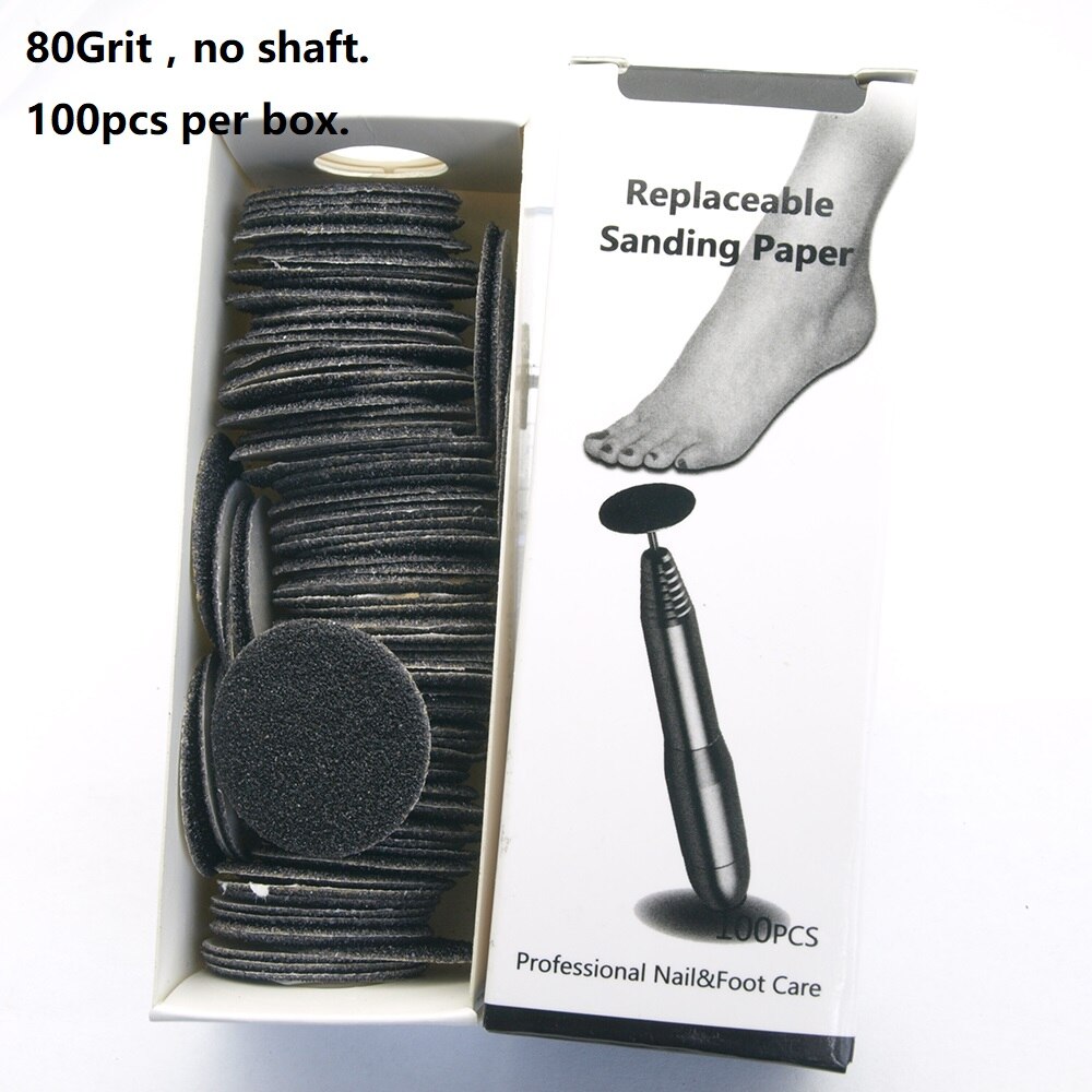 Diamond Nail Drill Bit Sanding Band Paper Rotary Burr Foot Rasp Cuticle Cutter Pedicure Tool Accessories Mill Manicure feet File: Chocolate