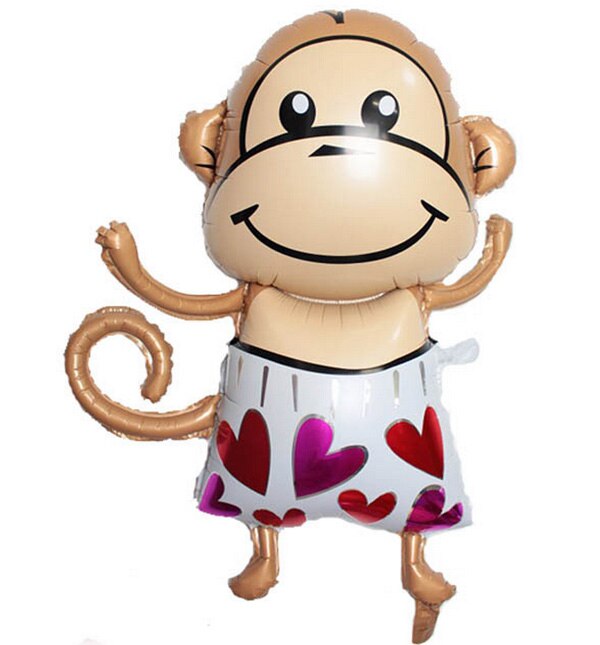 Gans Folienballon 4er Set - Weiß & Grün Für Babyparty | 75cm Große Tierballons Mit Band