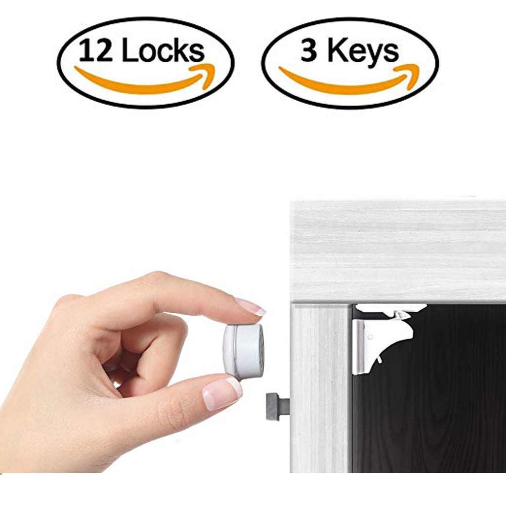 Child Protection Baby Safety Magnetic Child Lock For Furniture Kids Safety Protection Drawer Latch Security Invisible Products