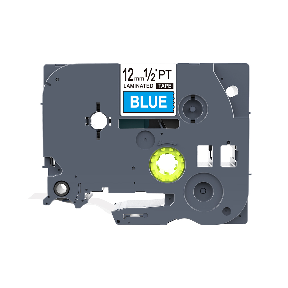 PUTY Multicolor Tze231 Tze-231 12mm tze label tape p-touch printers Compatible For Brother P Touch Tze Labeler tz231 tze 231: White-Blue