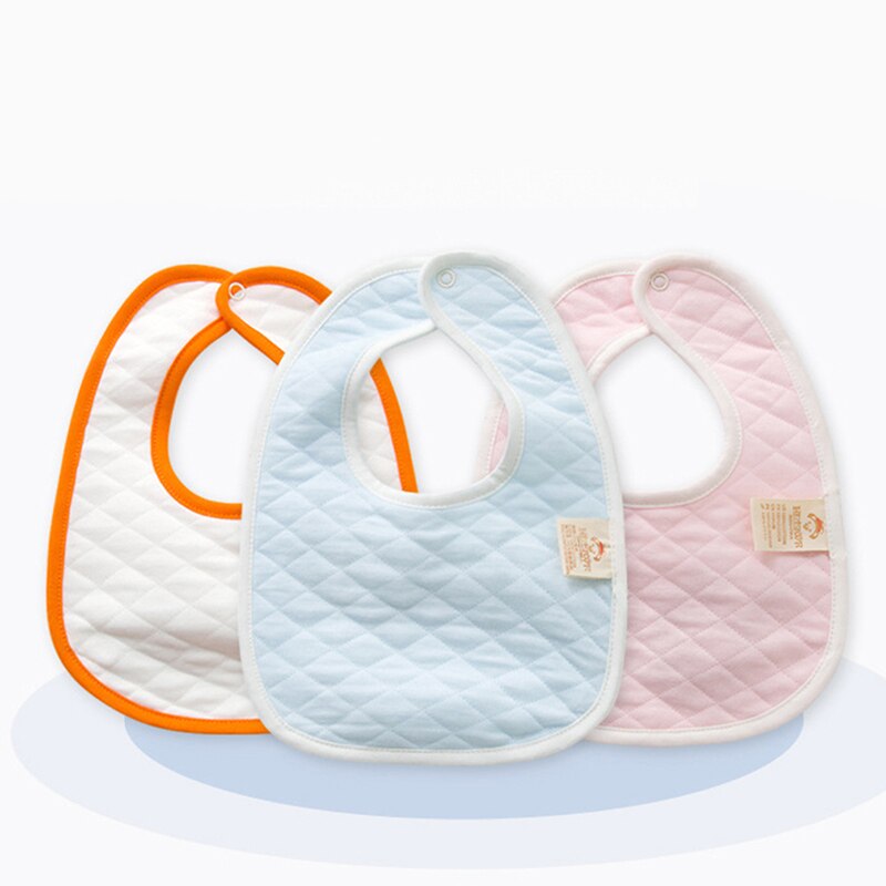 Baby Kids Cotton Bibs Saliva Towel Feeding Lunch Bandana Apron Bibs Burp Cloths Children Accessorries