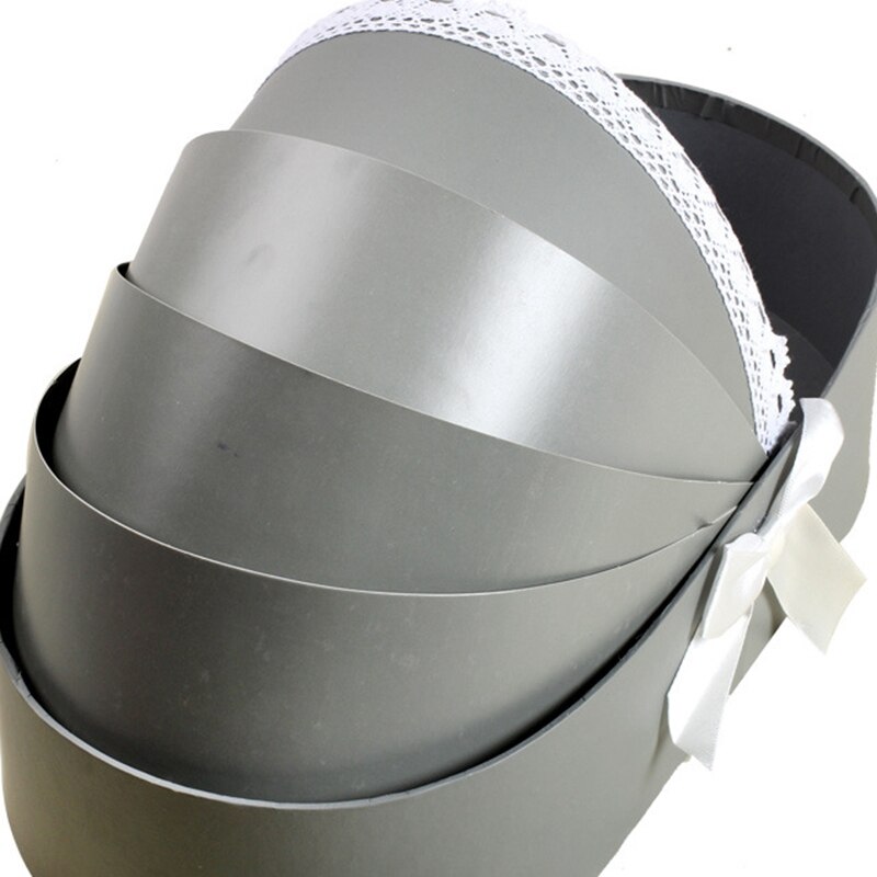 LUDA Cradle Flower Box Rose Flower Arrangement Basket Boxes Romantic Floral Flower Packing Boxes Wedding Home Decor