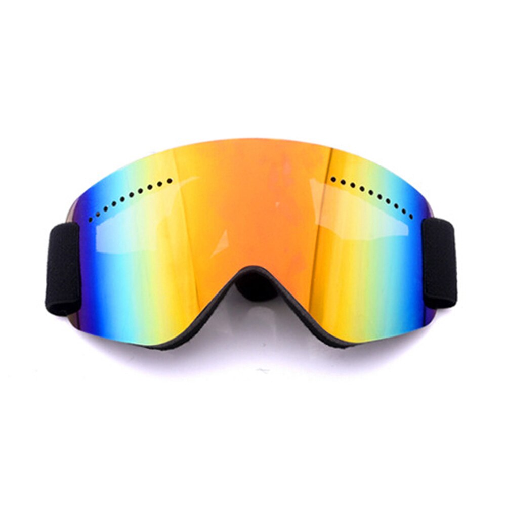 Skibril Skiën Mannen Vrouwen Sneeuw Snowboard Goggles Single Lagen UV400 Anti-fog Grote Ski Masker Bril