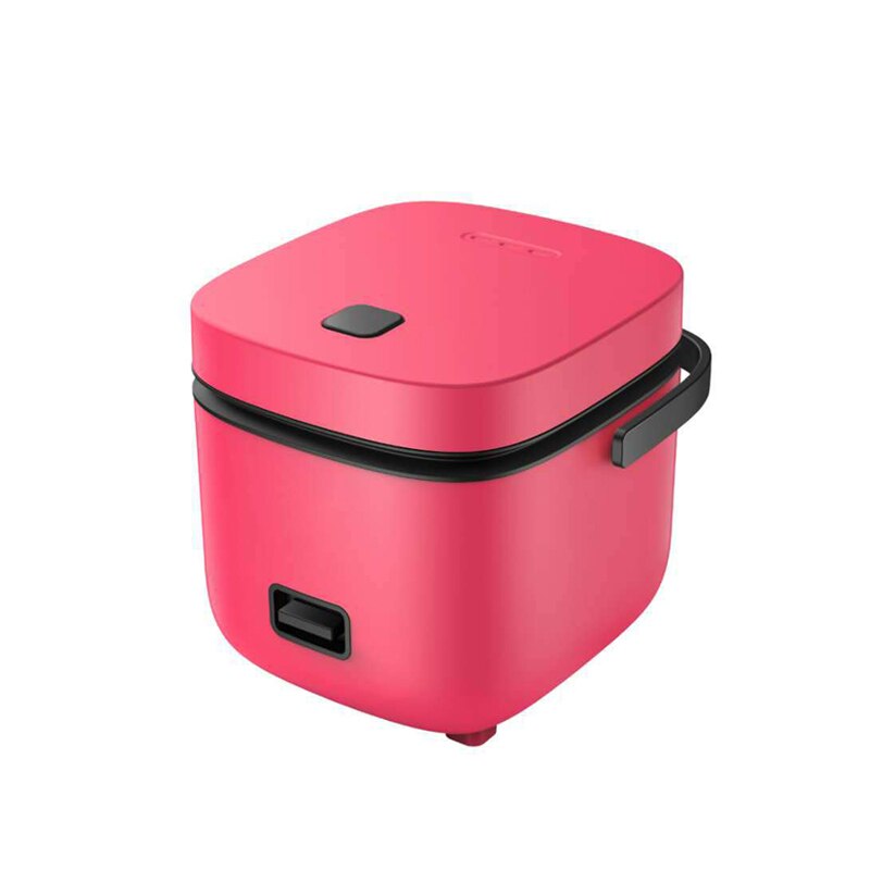 1.2L Leuke Mini Rijstkoker Kleine 1-2 Persoon Rijstkoker Huishouden Enkele Keuken Kleine Huishoudelijke Apparaten Met Handvat 220V: Rood
