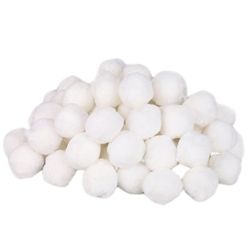 Boules de coton de Fiber de Purification de l'eau de boule de filtre de traitement des eaux usées de nettoyage de piscine qui respecte l'environnement: Default Title