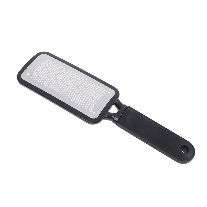 Rallador Microplane para pies talón Rasp Lima pie pedicura removedor duro muerto piel depurador negro pie exfoliante herramientas de manicura