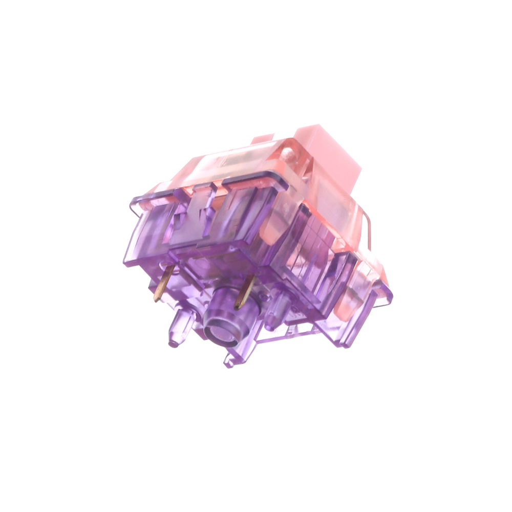 EPOMAKER – ensemble de commutateurs flamant rose, 35 pièces, linéaire, lubrifié en usine, tige POM, double ressort, boîtier PC, clavier mécanique