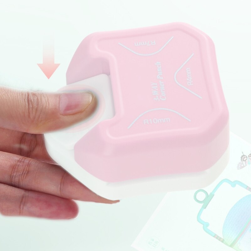 0.4mm Mini Corner Rounder Punch 3 Way Corner Cutter Rounder Tool