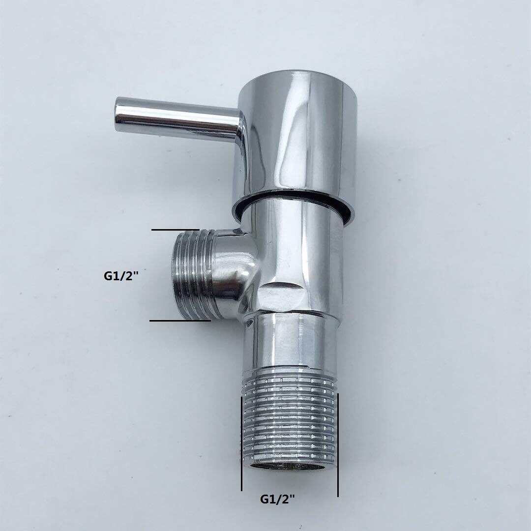 Mttuzk Massief Messing Hoekstopkraan Water Afsluiter G1/2 "X1/2 Vulventielen Warm Of Koud water Inlaatklep
