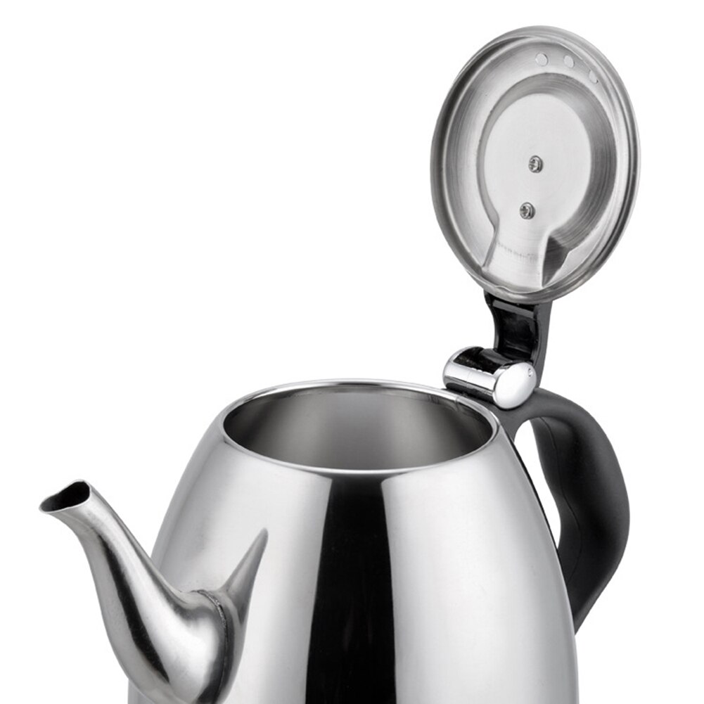 1.2L Keuken Rvs Waterkoker Handheld Instant Vlakke Bodem Waterkoker Inductie Fornuis Verwarming Kokend Thee Pot