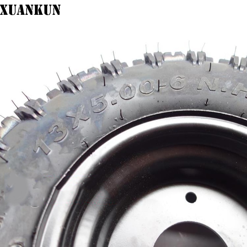 XUANKUN Small 168CC Kart Four-Wheeled ATV Modified 6-Inch Tires 13X5.00-6 Inch Off-Road Tire Wheel