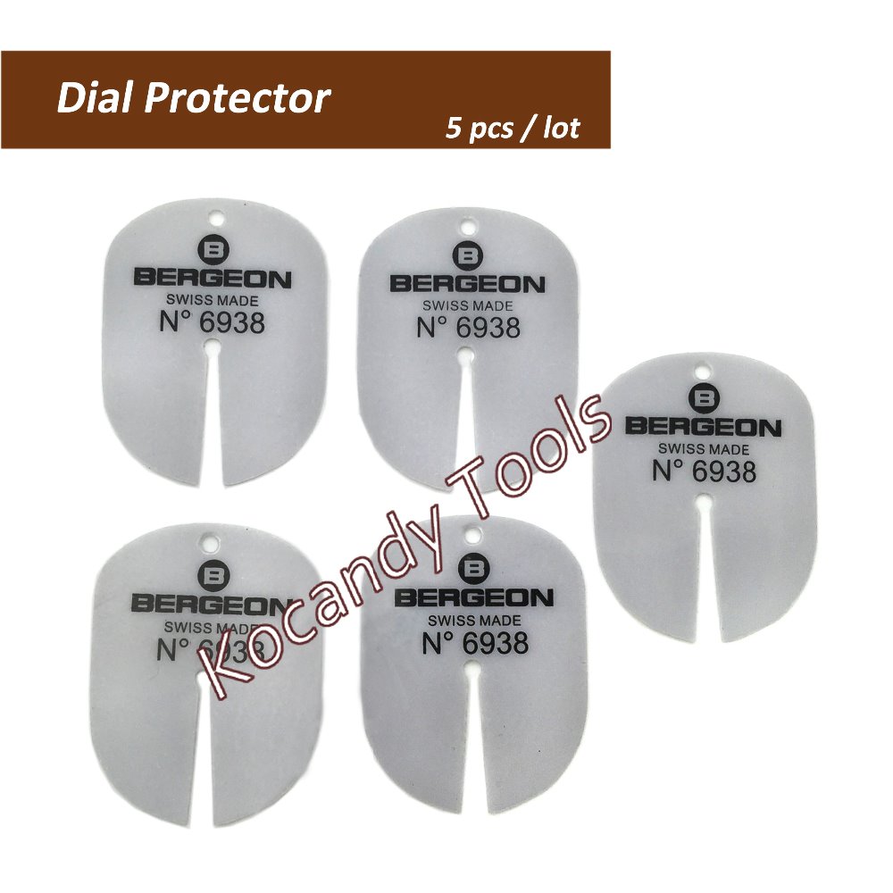 5 PCS BERGEON 6938 DIAL PROTECTOR SHIM HORLOGE HANDEN REMOVER SHIM VOOR HORLOGE DAIL KUSSEN HORLOGE REPARATIE TOOLS