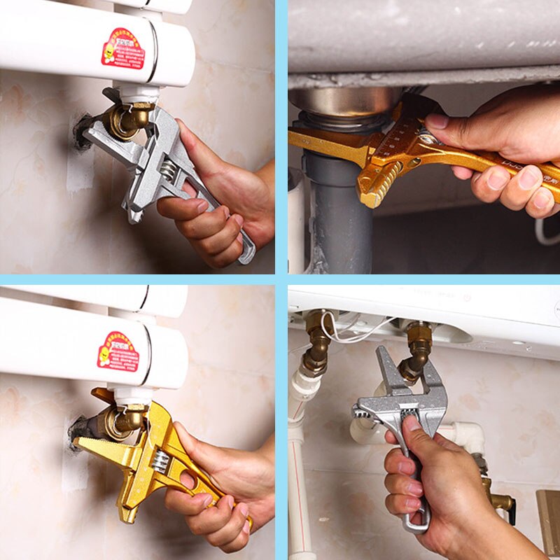 Small Bending Tool For Gardening/multi-function Bathroom Spanner/large Open Pipe Pliers With Short Handle