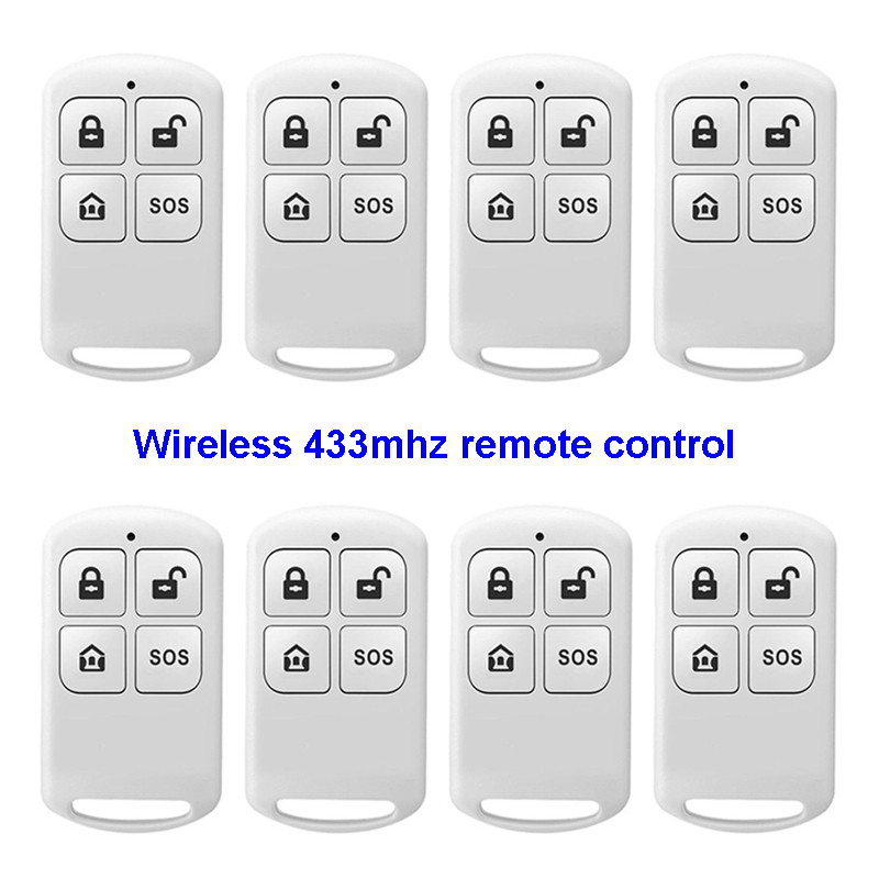 433Mhz Draadloze Afstandsbediening Detector Ev1527 Voor Op Afstand Arm/Ontwapen Huis Inbraak Alarmsysteem Voor Pg103 105 107