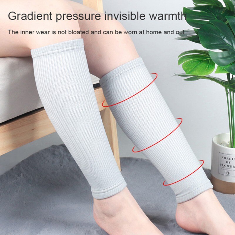 1 Pair Unisex Leg Calf Sleeves Men socks Women Varicose Vein Circulation Compression Socks Shin Guard Leg Warmers