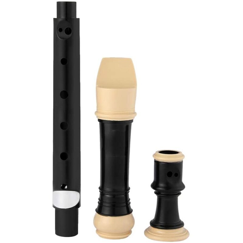 8 Holes Baroque Recorder Clarinet Flute Woodwind Instrument Musical Educational Tool 8 Holes Treble Flute Soprano Recorder Safe