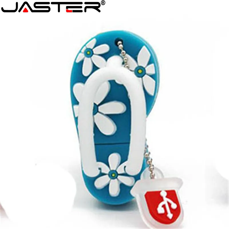 JASTER carino cartone animato USB 2.0 veloce unità 128GB ciabatta modello penna unità 64GB memoria bastone ad alta velocità 32GB regalo per bambini U disk