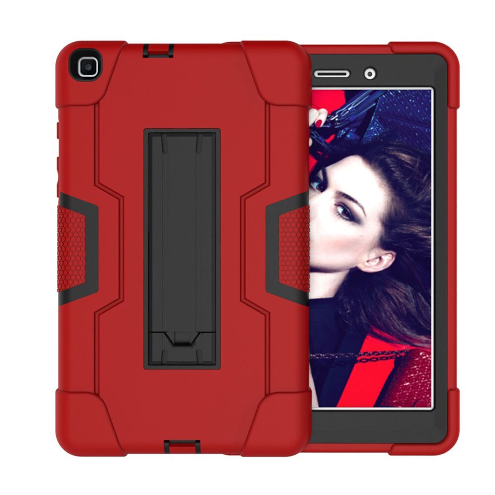 For Samsung Galaxy Tab A 8.0 SM-T290 SM-T295 Tablet Case Shockproof Kids Safe PC Silicon Hybrid Stand Full Body Cover: F