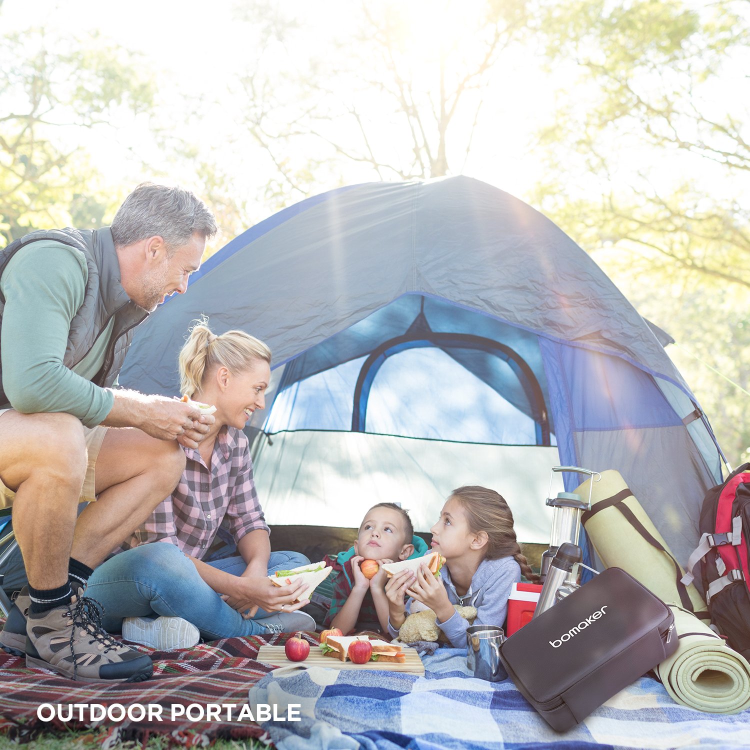 BOMAKER Portable Mini Projector Bag for GC357, GC355