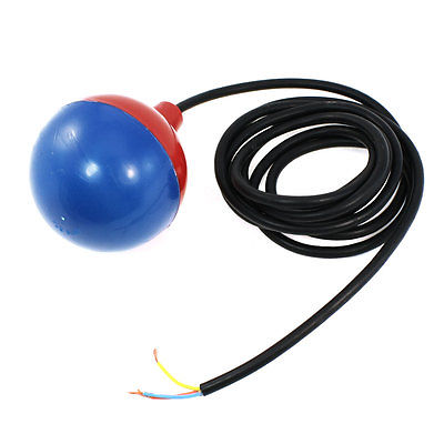Liquid Waterniveausensor Blauw Rood Plastic Float Ball w 3 Meters Kabel