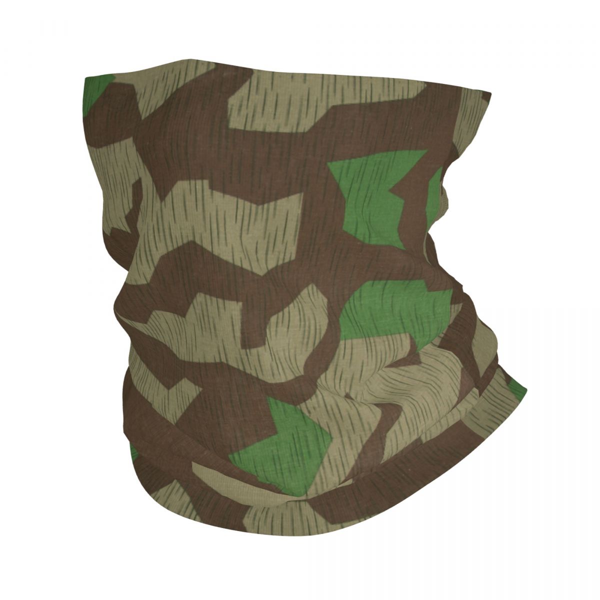 Custom Germany Splinter Camo Bandana Neck Gaiter UV Protection Face Scarf Cover Splittertarn Camouflage Headwear Tube Balaclava