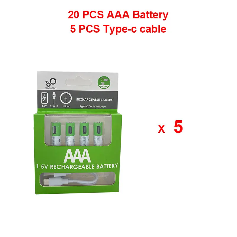 AAA battery 1.5V 366mAh/550 mWh AAA rechargeable li-ion batteries USB rechargeable for Remote control wireless mouse + Cable