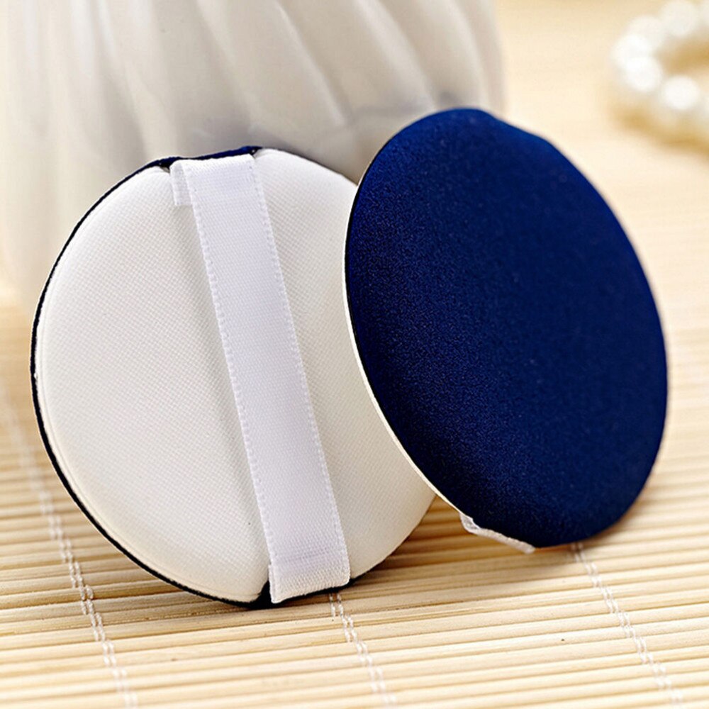 1Pcs Water Shape Sponge Cosmetic Puff Face Cleaning Sponge Natural Puff Facial Cleanser Tool: 1pcs blue
