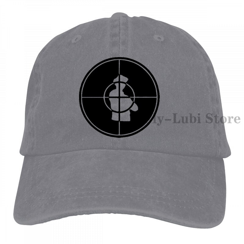 Public Enemy Cr Baseball cap men women Trucker Hats adjustable cap: 2-Gray