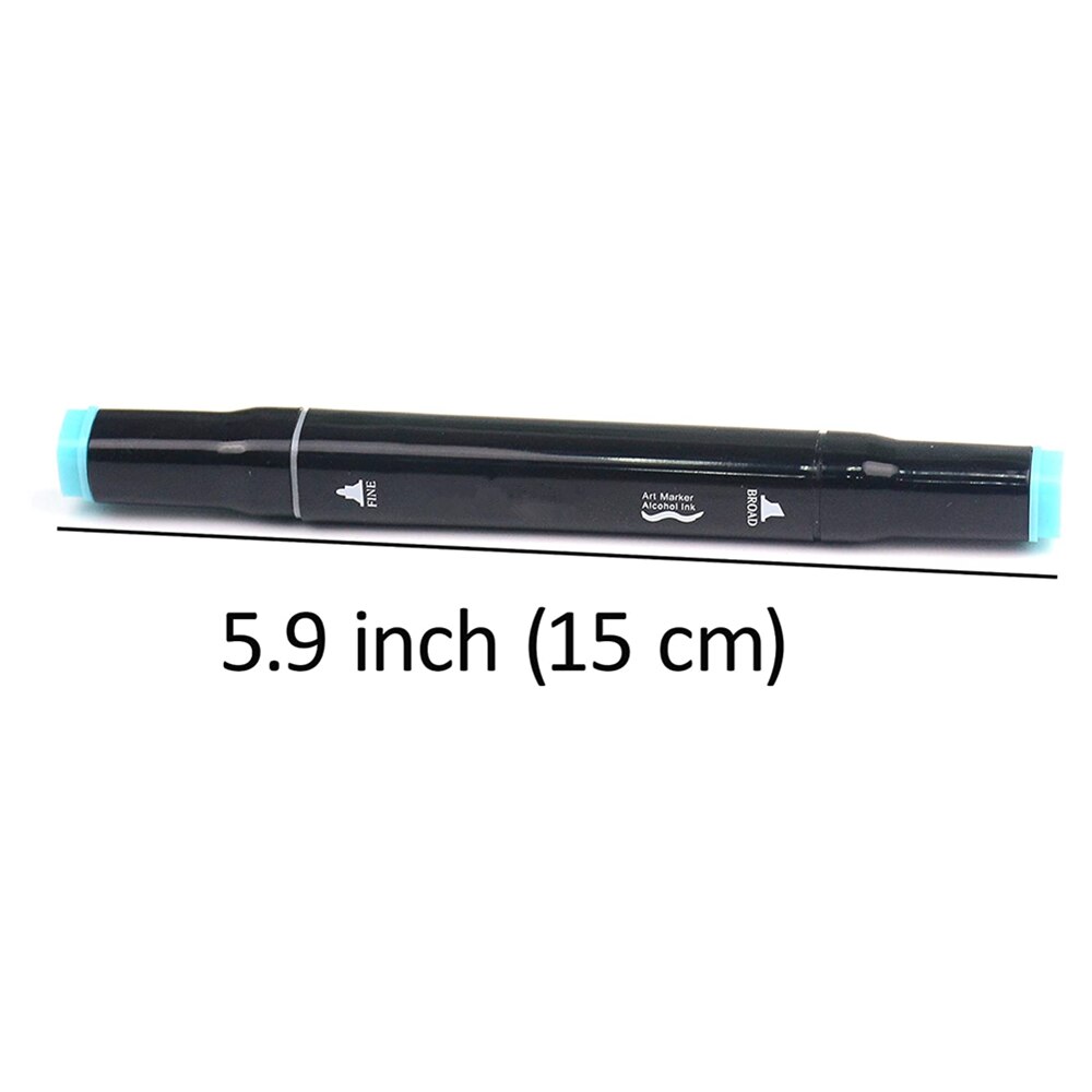 80 Kleuren Dual Tip Art Markers Met Beitel Punt Permanente Marker Voor Schilderen Pennen Studenten Schoolbenodigdheden