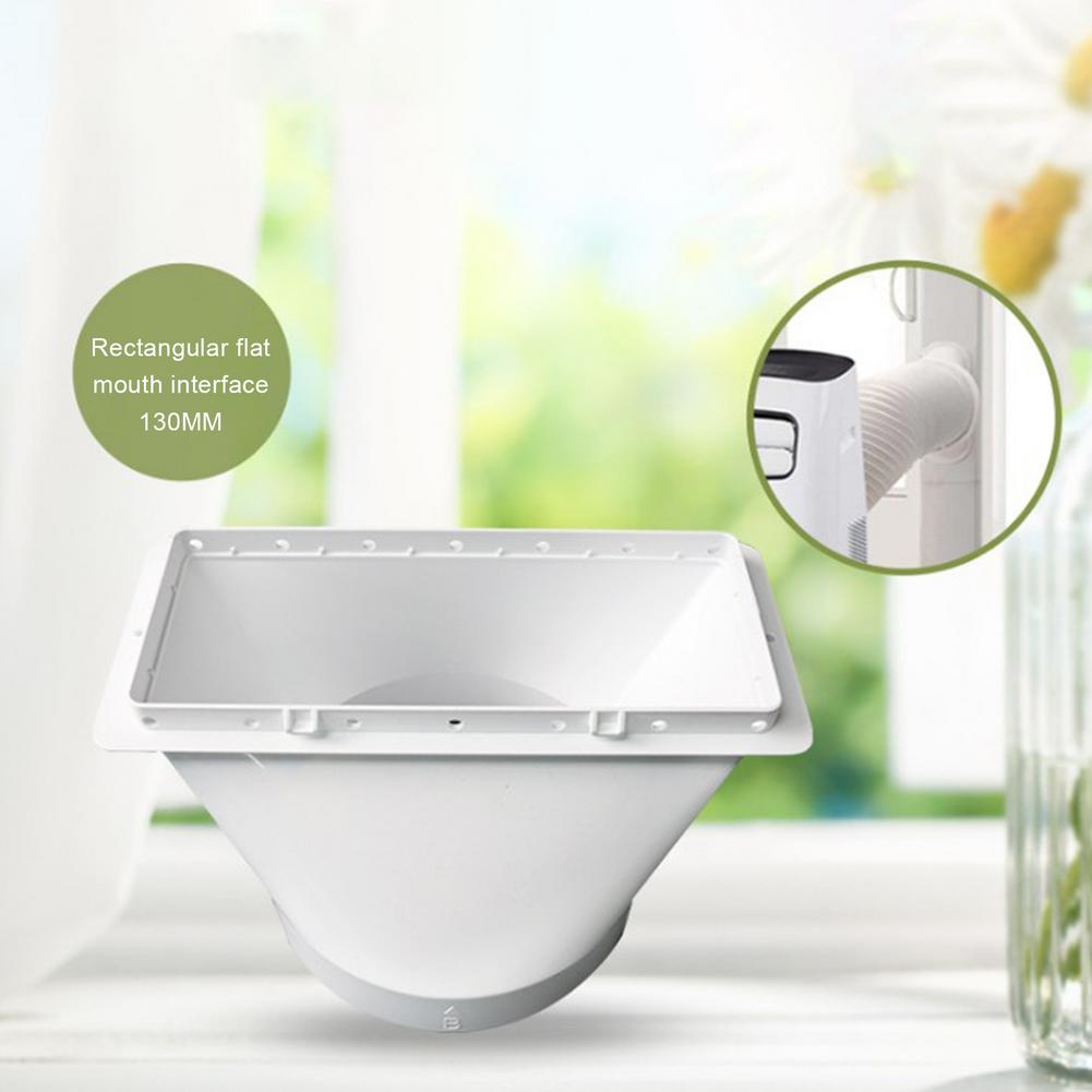 Portable Air Conditioner Window Adapter Exhaust Hose Connector Flat Mouth Interface For 5.1in Diameter Hose Air Conditioner