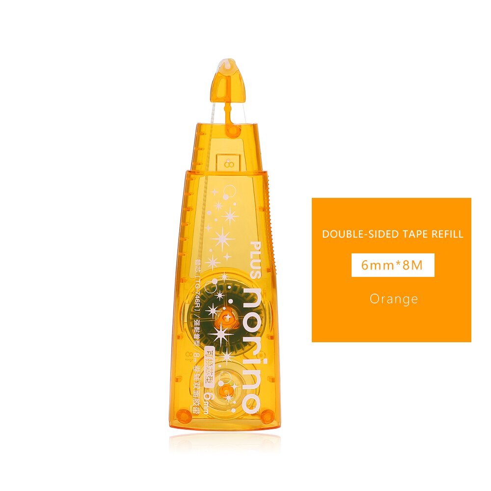 1pc più Norino scorrere nastro biadesivo rivista attrezzo punto tipo modifica adesiva punto colla scuola forniture per ufficio