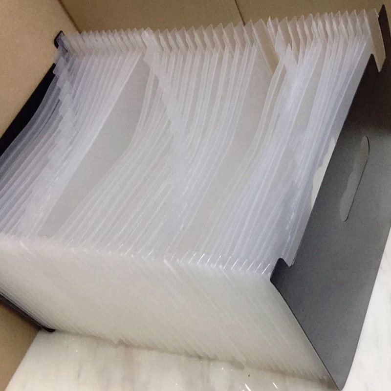 White 37 Pocket Expanding File Folder A4 Large Plastic Expandable File Organizers Standing Accordions Folder For Documents Bus