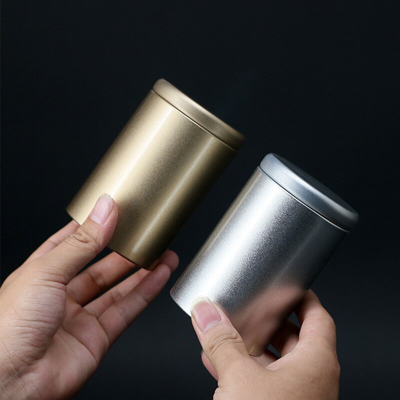 1 stk/pose 50g tedåse opbevaring metalæske lille jernkande forseglet kande til kaffe te slik opbevaring tilbehør beholder dåser