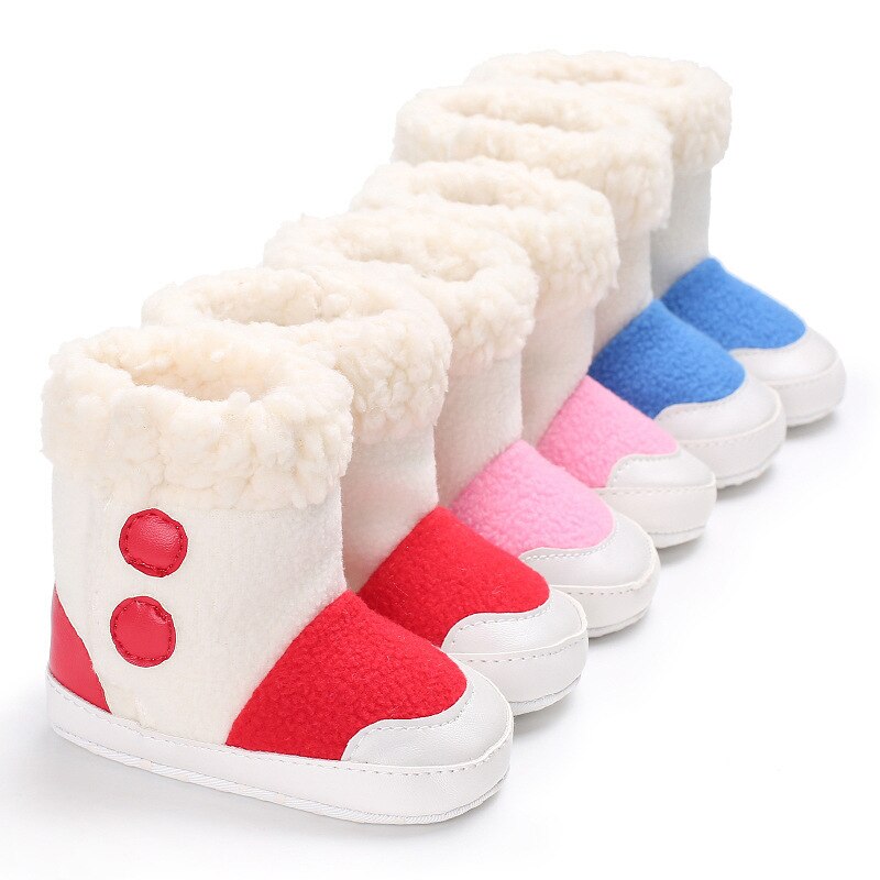 Scarponi Da Neve bambino Sfot Fondo Carino non-scontrino Wram Stivali Invernali per il bambino Delle Ragazze