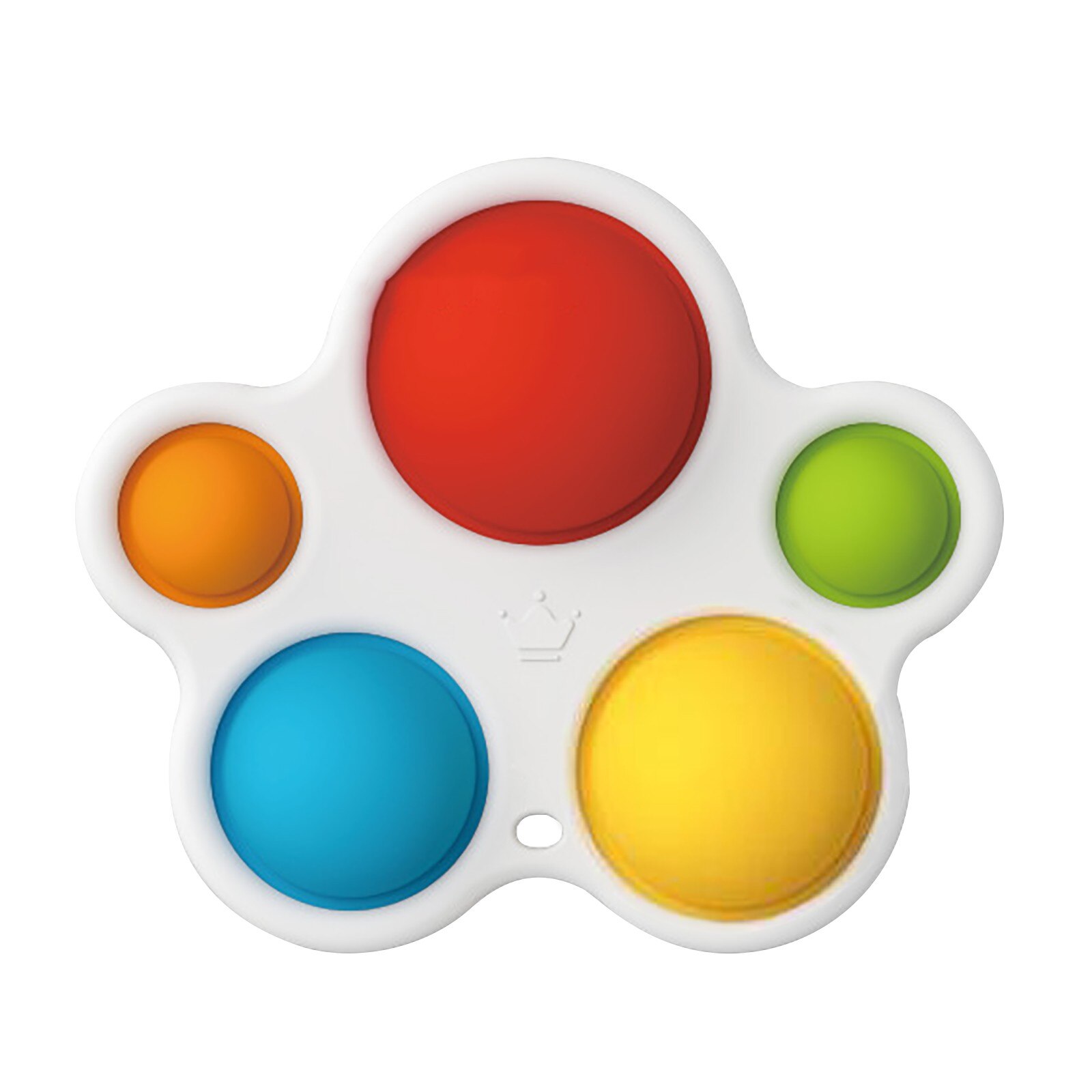 Fidget toys anime Children Adult Simple Dimple Toy Pressure Reliever Board Controller Educational Toy Antistress Stress toy: Orange