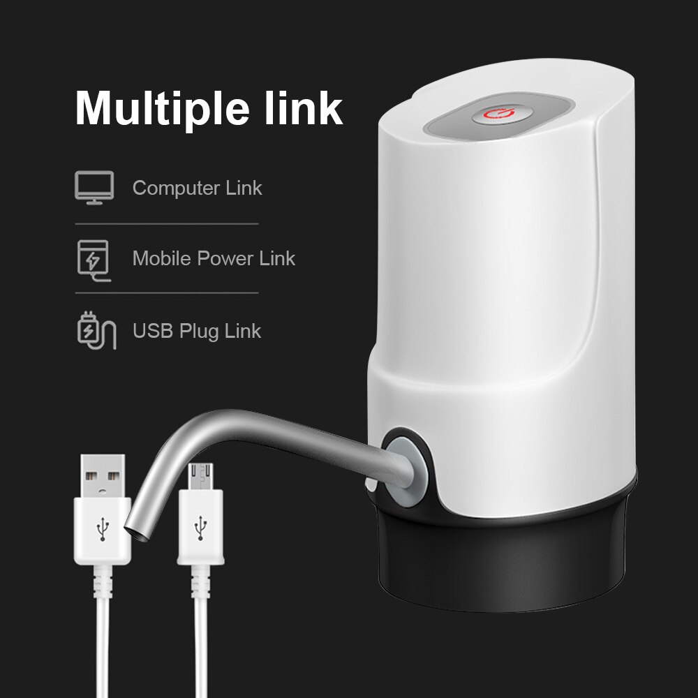 USB Charging Automatic Drinking Water Pump Portable Electric Water Dispenser Water Bottle Pumping Device Water Bottle Pump