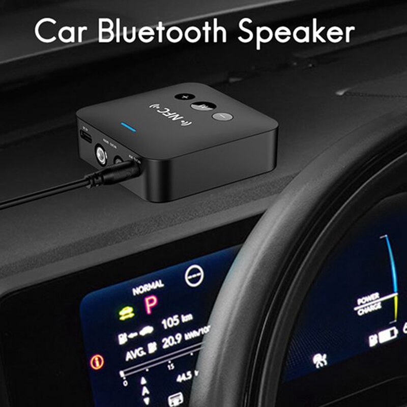Bluetooth Receiver Transmitter Two In One AUX/RCA Support TF Card Playback For TV Speaker Headset Car Audio