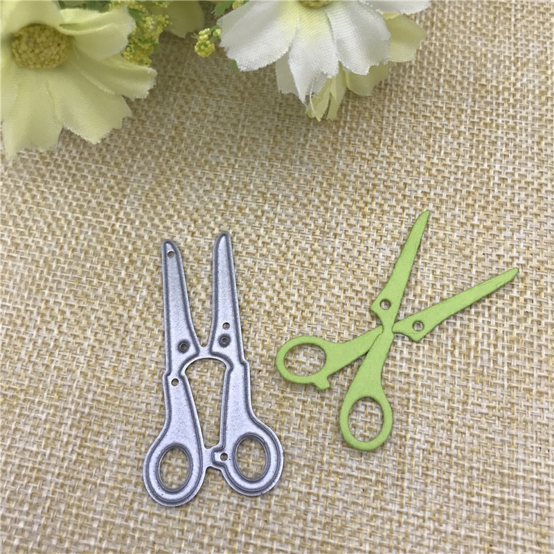 Scissors Metal Cutting Die Stencil for DIY Scrapbooking Album Paper Card Decor Craft Embossing Die