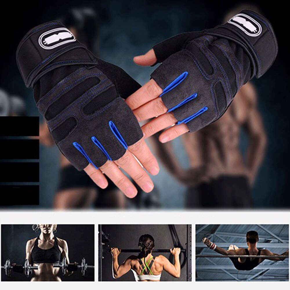 Zacro Gym Gloves Fitness Weight Lifting Gloves Body Building Training Sports Exercise Sport Workout Glove for Men Women M/L/XL