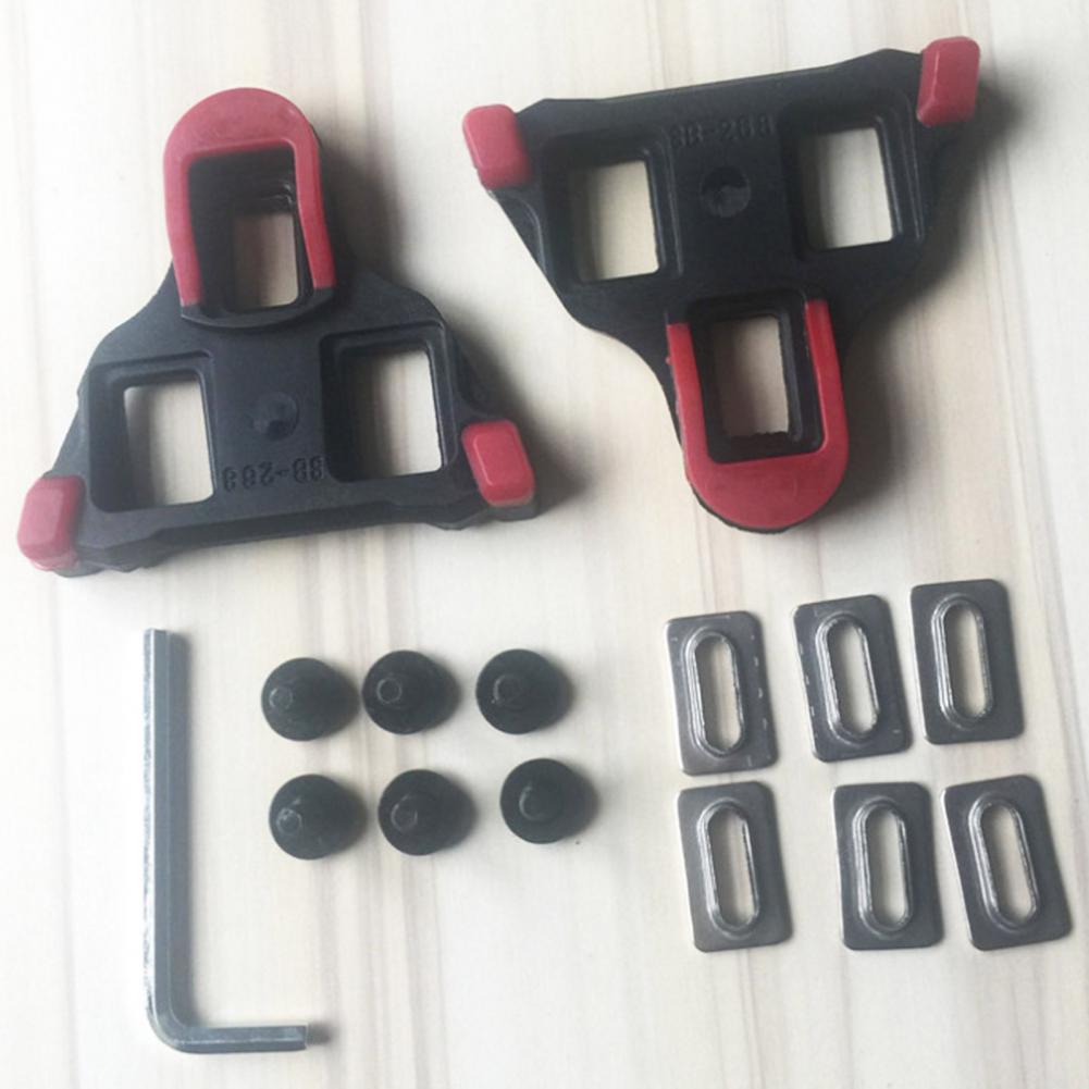 Bike Cleats Compatible Cleat Set for Indoor Cycling Outdoor Road Cycling Mountain Biking
